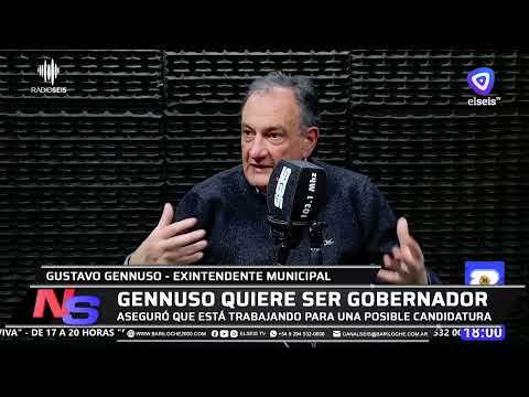 El exintendente Gustavo Gennuso confirmó que buscará ser Gobernador de Río Negro