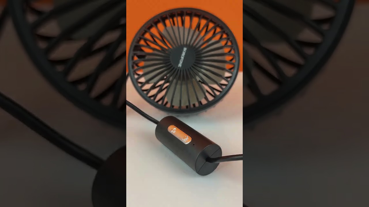 Вентилятор автомобильный Borofone DBF11 three speed (USB-A)