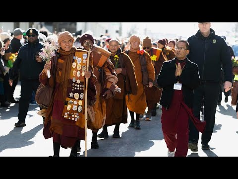 LIVE: Buddhist Monks Bring Walk for Peace to Virginia