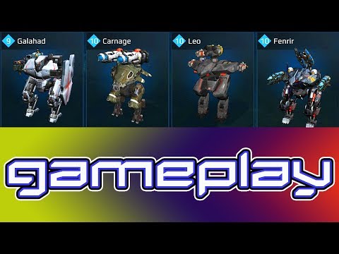 War Robots Galahad  Carnage Leo Fenrir Free for All Gameplay