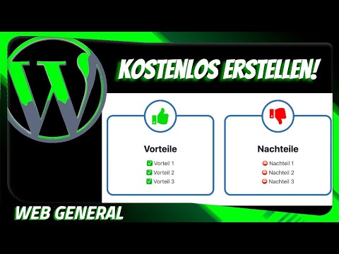 WordPress | Pros & Cons mit Kadence Blocks erstellen