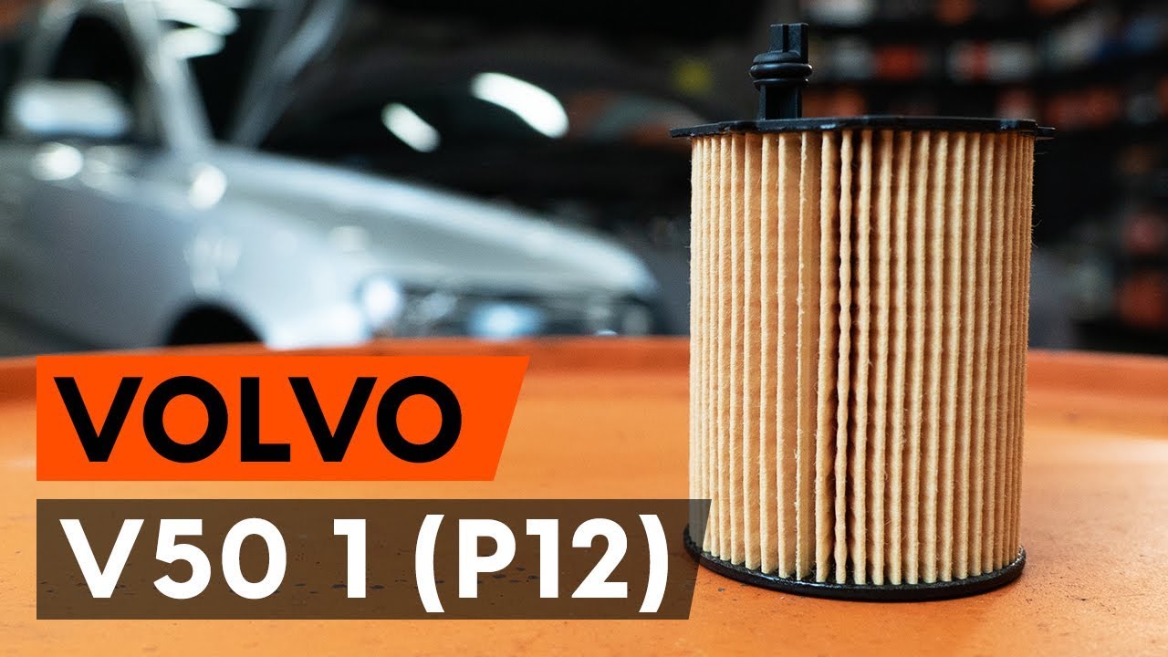 Kuinka vaihtaa moottoriöljy ja öljynsuodatin Volvo V50 MW-autoon – vaihto-ohje