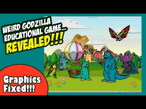 FIXED!! Godzilla and Friends (CD-ROM) - MIB Video Game Reviews Ep 22