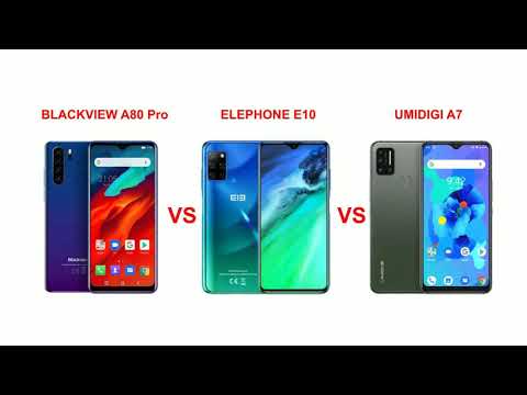 Blackview A80 Pro vs Elephone E10 vs Umidigi A7 (links in the description)