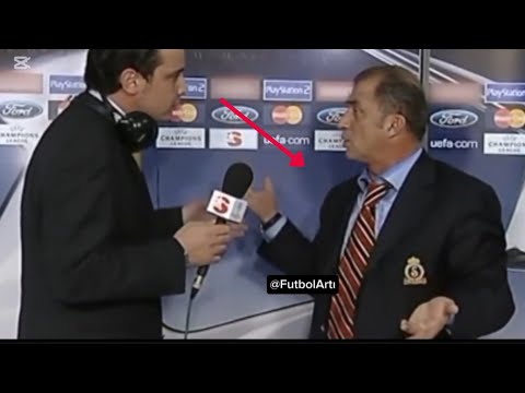 Fatih Terim İle Ersin Düzen Arasında Geçen Gergin Röpörtaj #fatihterim #ersindüzen