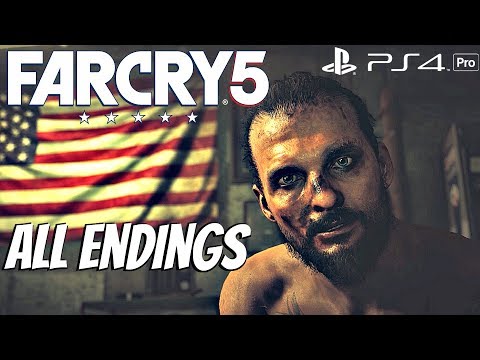 FARCRY 5 - ALL ENDINGS (All 3 Endings) Bad, Good, Nuclear [1080P 60FPS]