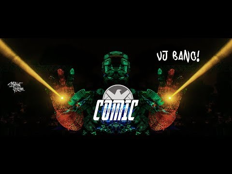 VJ BANG! Vídeo Mapping na Comic Trance