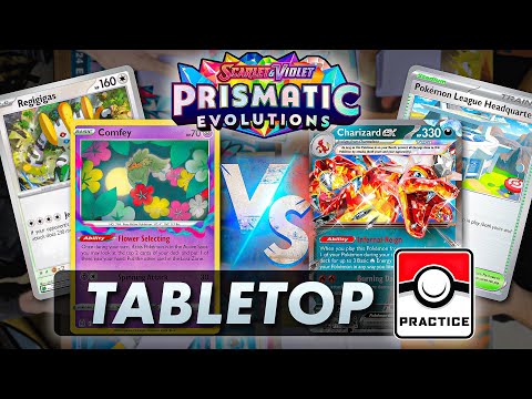 Regigigas Lost Box vs Charizard ex【Prismatic Evolutions】Practice | Tabletop