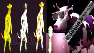 FUNNY COW DANCE.FUNNY ANIMAL DANCE WITH COW, BEAR, LION, TIGER, RAT, CAT, FROG. KALA KURATA SONG.