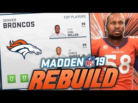 Rebuilding The Denver Broncos | Madden 19 Franchise