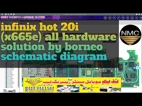 infinix hot 20i x665e all hardware solution By  Borneo schematic diagram