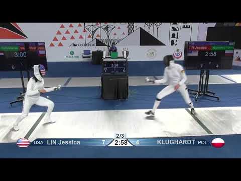 Cairo Worlds 2021 JWE - L8 - Lin USA v Klughardt POL