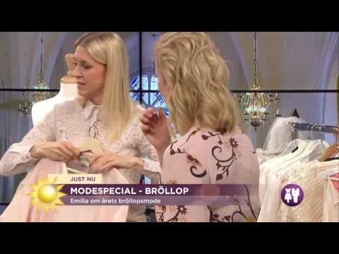 Så väljer du rätt brudklänning till bröllopet - Nyhetsmorgon (TV4)