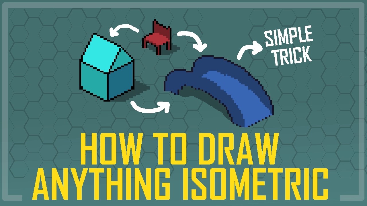 Pixel Art Tutorial:  How to Draw Anything Isometric