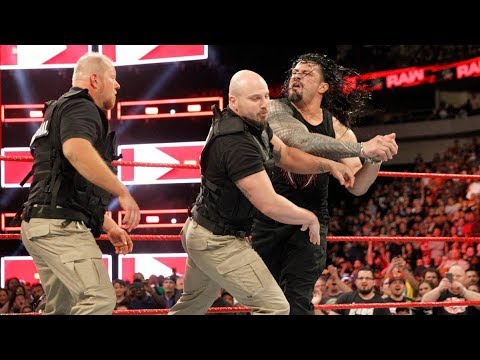 Video: Roman Reigns Attacks “US Marshals” On WWE Raw: March 19, 2018