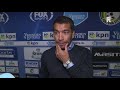 Van Bronckhorst na laatste duel: 'Niet blij dat het erop zit'