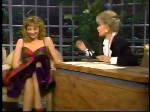 Kim Cattrall on Joan Rivers Show in 1987