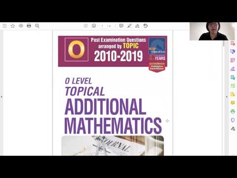 GCE O-Level A-Maths 2019 Paper 2 Question 10: How to Find Quadratic Equations using Roots