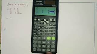 Download the video "2.5 Inverse of a matrix using fx 991es plus || Engineering Mathematics || Matrices"
