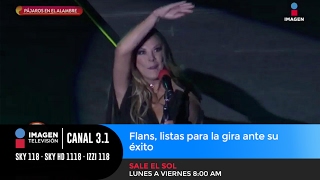 Flans, listas para la gira ante su éxito