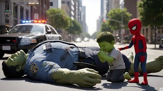 Download lagu Unexpected Team-up : Spider-Man and what happened with hulk | Veo 3 AI superhero transformation mp3