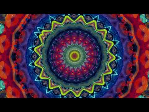 2 HRS of 4K Psychedelic Visuals with Colorful Trippy Mandala Portal
