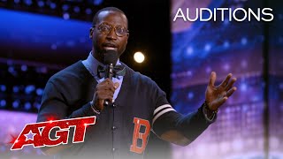Mike Goodwin Tells Funny Stories About Teaching His Kids - America's Got Talent 2021 thumbnail