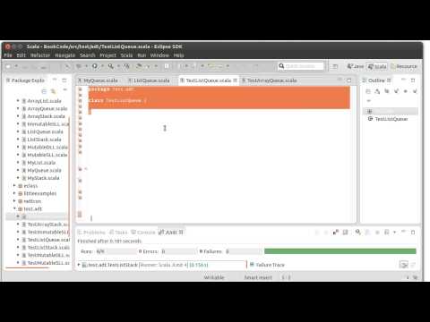 Linked List Based Queue Using Scala
