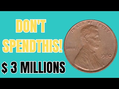 1980 Penny Value | Rare 1980 One Cent Coins Worth Money | USA Lincoln Cent Errors!