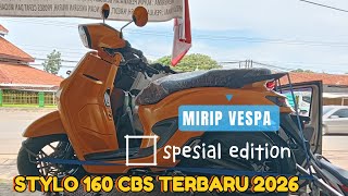 Download lagu STYLO 160 CBS TERBARU 2026💥 YANG KALIAN TUNGGU SUDAH DATANG 💥WARNA ORANGE mp3 Download lagu STYLO 160 CBS TERBARU 2026💥 YANG KALIAN TUNGGU SUDAH DATANG 💥WARNA ORANGE mp3