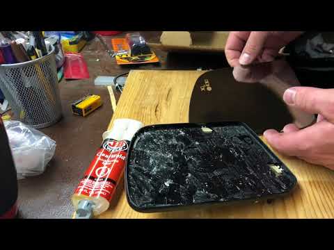 Ford Edge:Lincoln MKX (Ford Edge)  Side Mirror Glass Replacement - The cheap way!