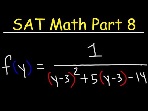 Identifying Undefined Function Values - SAT Math Part 8
