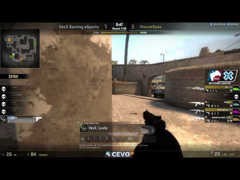 MouseSpaz vs VexX - Game 1 - MLG XGames Qualifier #1 - NA Round of 16