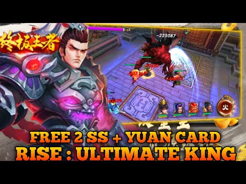 Rise : Ultimate King Three Kingdoms RPG - Free Hero SS - VIP4+ - Free Yuan Card