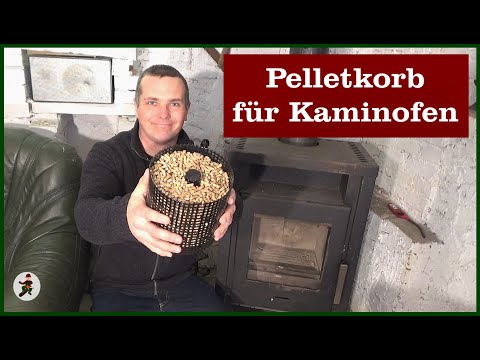 Pelletkorb für Kaminofen