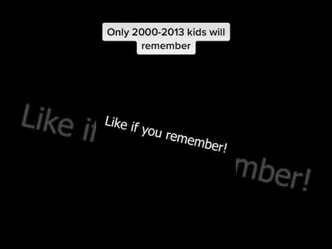 Only 2000-2013 Kids Will Understand. Prepare To Cry 😭