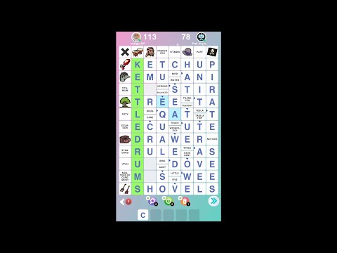 Kryss - The Battle of Words - free word puzzle game for Android and iOS - gameplay.