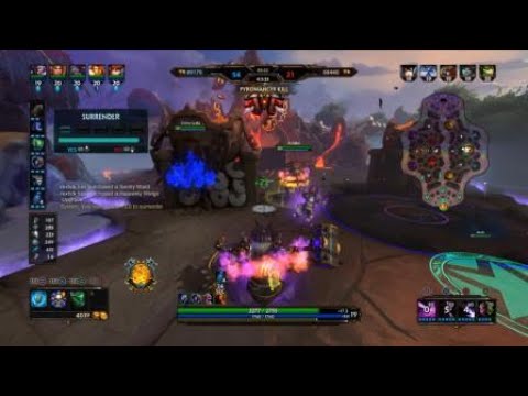 Fafnir vs Pyro. Most exciting 1v1 in smite