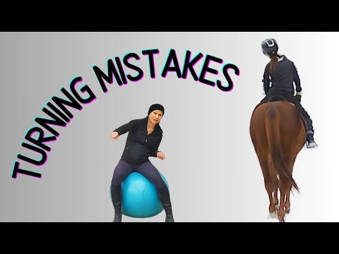 Common mistakes when turning the horse (How to use your seat!)