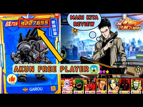 BEDAH AKUN FREE PLAYER TER😍 DI SERVER INDUK | BANYAK SSR LIMITED CUY ! One Punch Man The Strongest