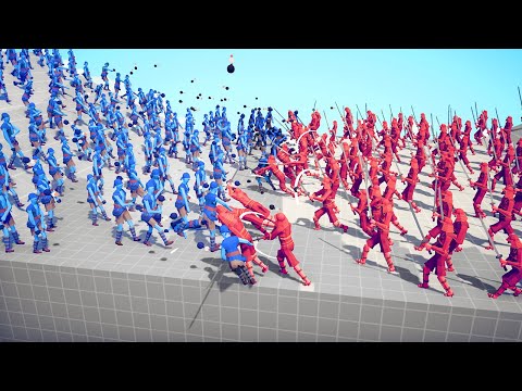 100x PIRATE ARMY 🔥 vs ⚔️ 100x DYNASTY NINJA ARMY / Totally Accurate Battle Simulator ( TABS )