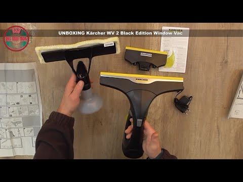 UNBOXING Kärcher WV 2 Black Edition Window Vac - Bob The Tool Man