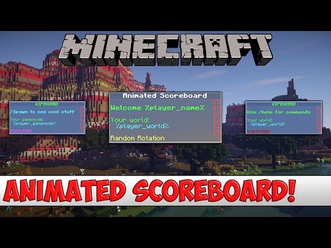 Minecraft Plugin Tutorial - Animated Scoreboard
