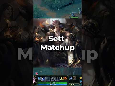 NEVER Lose the Sett Matchup Again (UPDATED) #leagueoflegends #challenger #educational #gwen #shorts