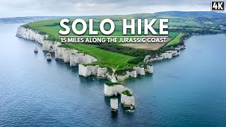 Solo Hiking 15 Miles along The Jurassic Coast (Beautiful 4K Cinematic)