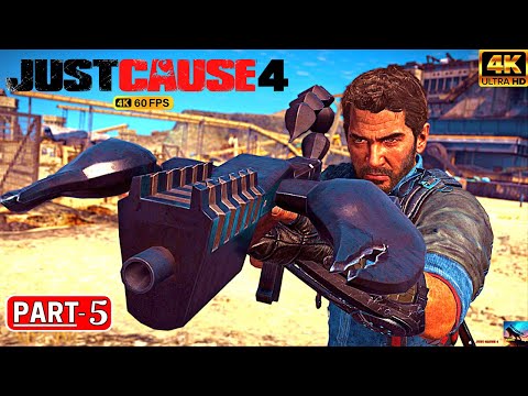 JUST CAUSE 4 PC Gameplay Walkthrough Part 5 [ 4K 60FPS PC ] - No Commentary (FULL GAME)