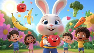 🍎🍌🥕🥦 A Festa das Frutas e Vegetais: Cante, Dance e Descubra o Sabor da Saúde! | Música Infantil