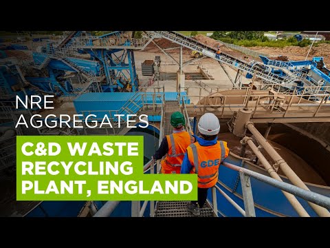 NRE Aggregates 120tph C&D Waste Recycling Plant in England