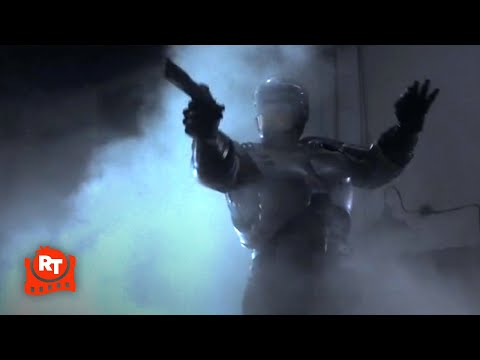 機械戰警 (1987) - 可卡因工廠的槍戰場面 - 電影片段 (RoboCop (1987) - Cocaine Factory Shootout Scene | Movieclips)
