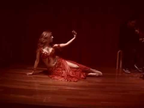 "Bellydance Blues!" improvisation with Djinn at JeBon ~ Sira Belly dancer NYC